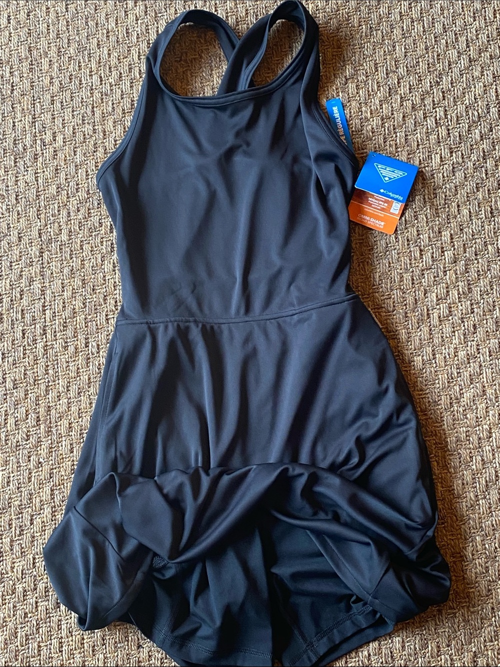 Columbia Tidal Dress with built in shorts and pockets - Black